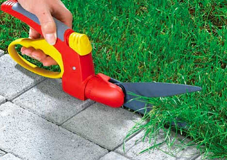 Manual Grass Shear in Garden